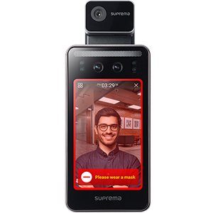 Facial recognition with thermal camera