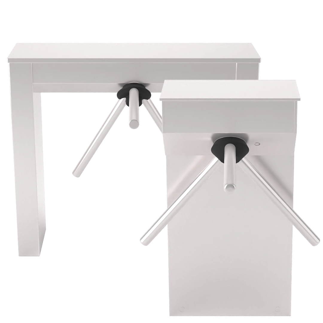 montage of single and double half heigh turnstiles