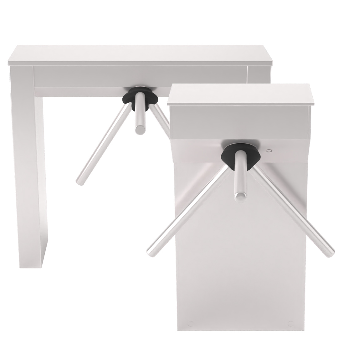 montage of single and double half heigh turnstiles
