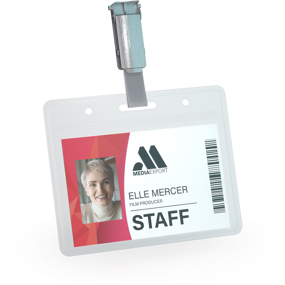 Visitor Monitoring ID Card in pouch