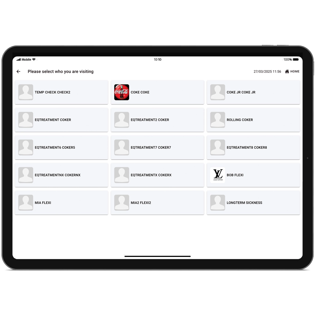 Tensor Self Service App select host