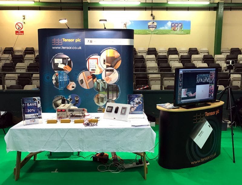 Tensor exhibits at the EDGE Careers Show in Godmanchester