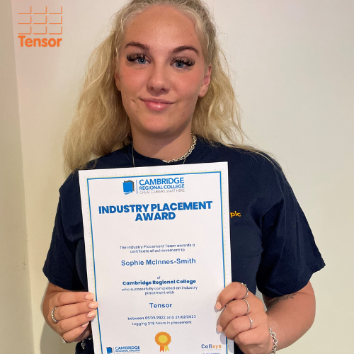 Sophie Inness-smith wins placement award