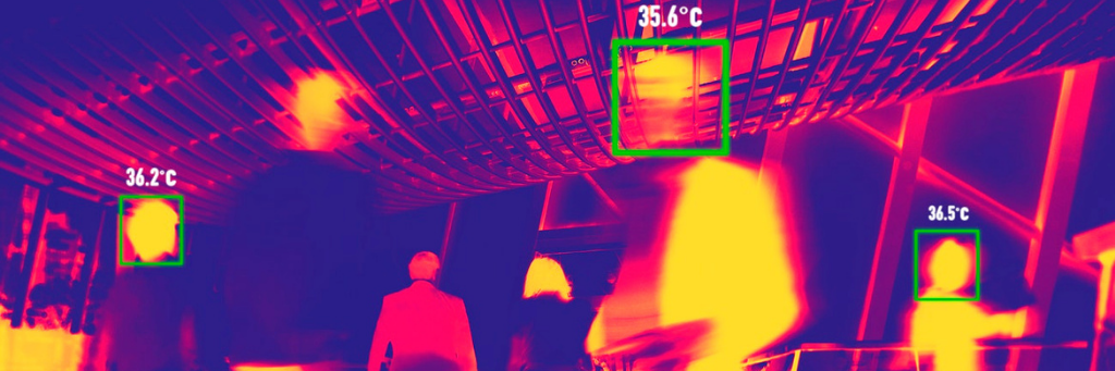thermal camera facial recognition temperature detection