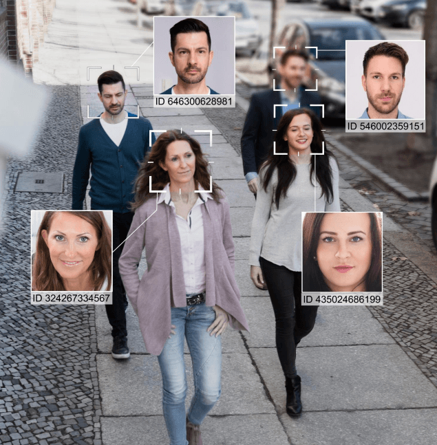 Live Footage - Facial Recognition CCTV