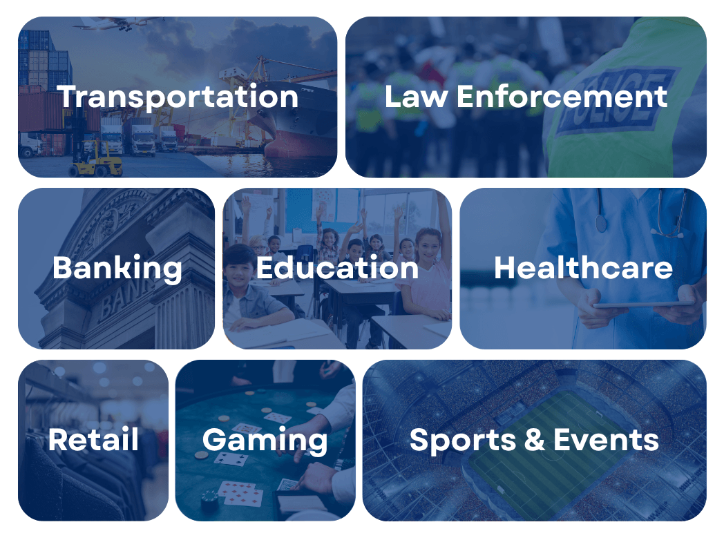 Tensor Facial Recognition CCTV Sectors