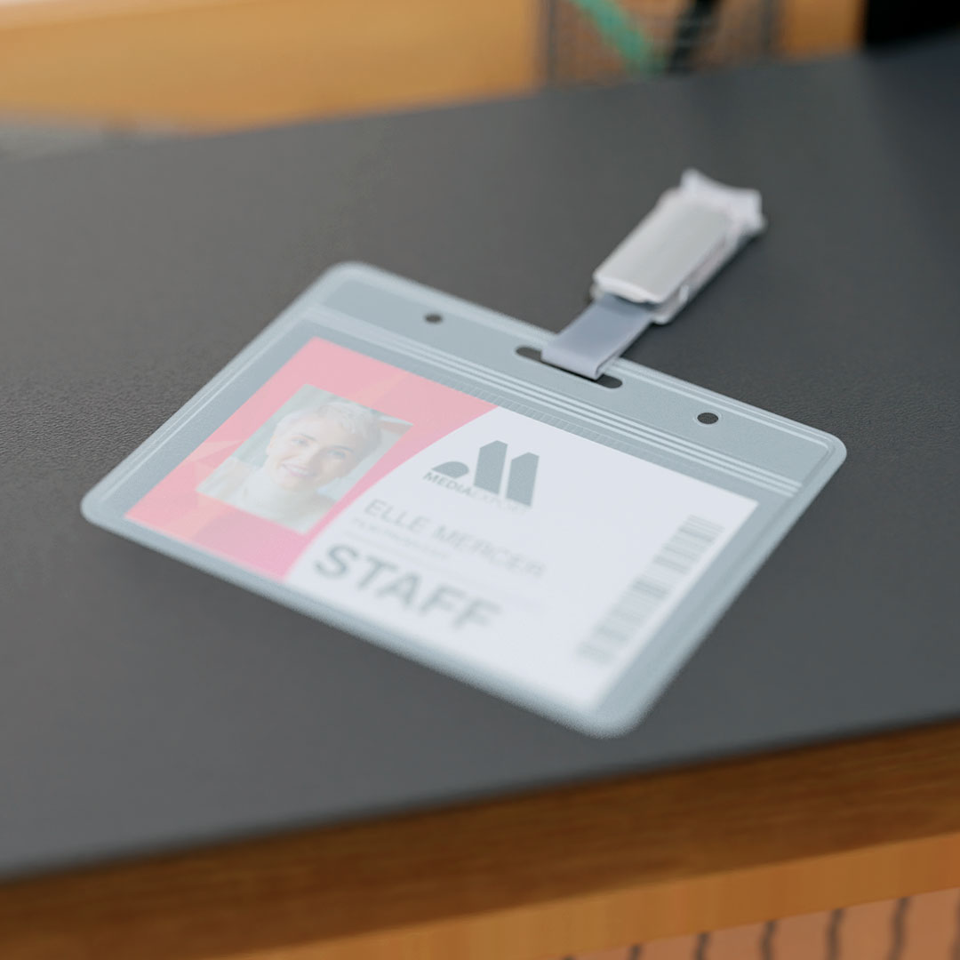 ID Card in pouch with Smart card and Smart Key fob for Access Control