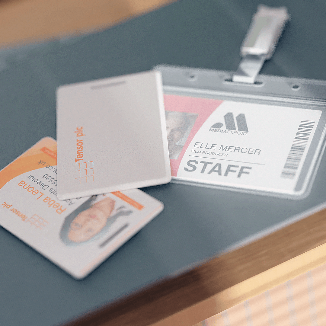 Identification card in laminate pouch with Printed ID on Smart card